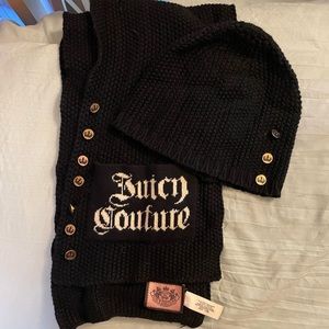 Juicy Couture scarf & hat set
